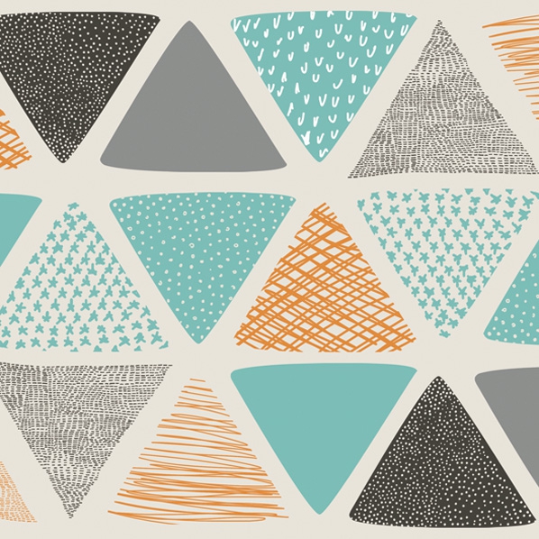 Șervețel - Patterned Triangels - 33x33 cm 1 Șervețel - Patterned Triangels - 33x33 cm