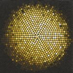 Șervețel - Spangle circle - 33x33 cm