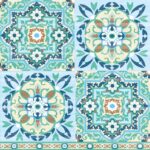 Șervețel - Tiles Green - 33x33 cm