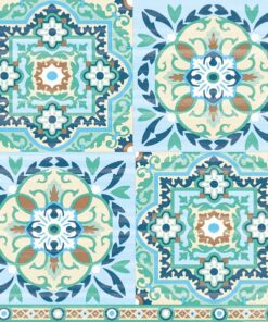 Șervețel - Tiles Green - 33x33 cm