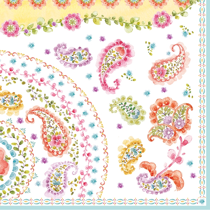 Șervețel decoupage - Gipsy - 33x33 cm 1 Șervețel decoupage - Gipsy - 33x33 cm
