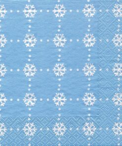 Șervețel –Cristaux de Glace iceblue – 33×33 cm