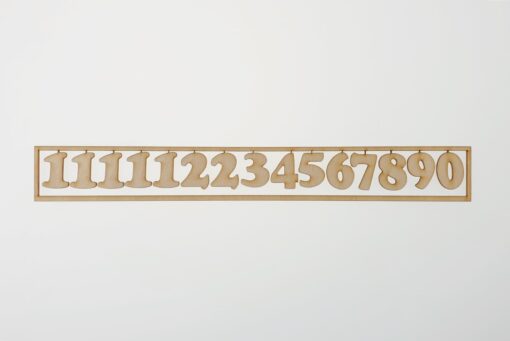 Set de 1-12 cifre arabe – pentru ceas - 3cm 1