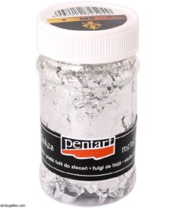 Metal flakes – 100 ml – argintiu– Pentart