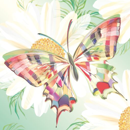 Servetel- Echo Butterfly - 33x33cm 1