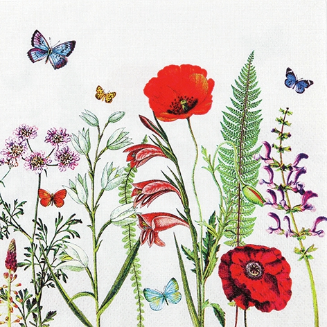Șervețel - Meadow in Bloom - 33x33 cm 1 Șervețel - Meadow in Bloom - 33x33 cm