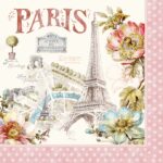 Șervețel - Paris forever - 33x33 cm