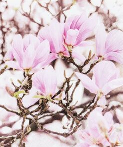 Șervețel - Pink Magnolia - 33x33 cm
