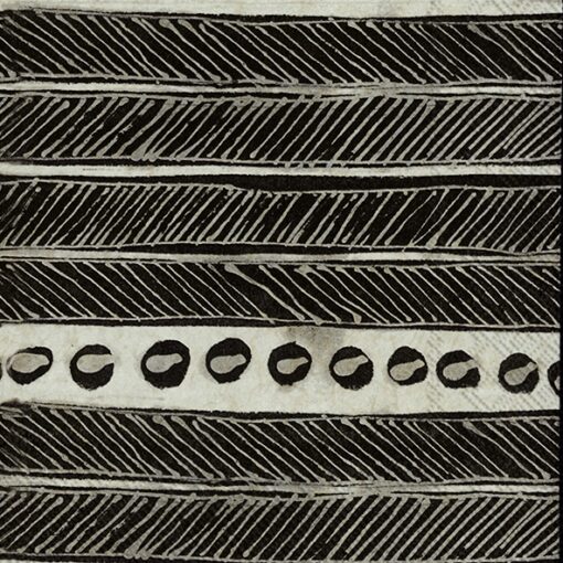 Șervețel - Tara linen - black - 33x33 cm 1