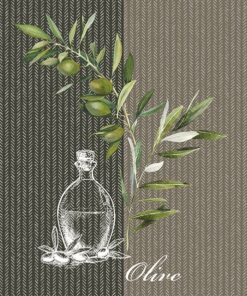 Șervețel decoupage- Oil and Olives - 33x33cm