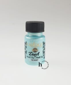 Vopsea acrilică - Dora metalic - mint - 50 ml