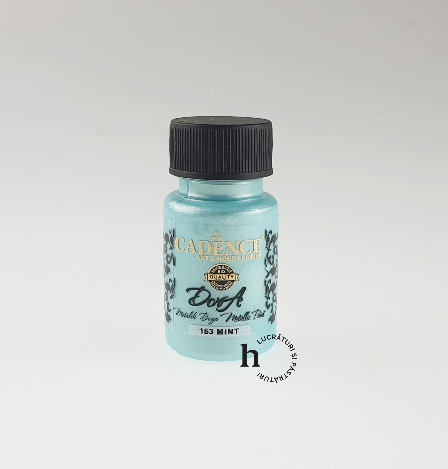 Vopsea acrilică - Dora metalic - mint - 50 ml 1 Vopsea acrilică - Dora metalic - mint - 50 ml