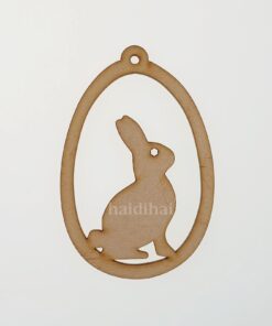 Decorațiune lemn - ou cu model - 6
