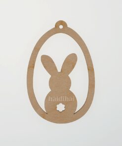 Decorațiune lemn - ou cu model - 7