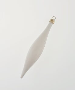 Glob icicle gheata - alb -13 cm