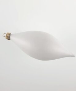 Glob icicle gheata - alb -17 cm