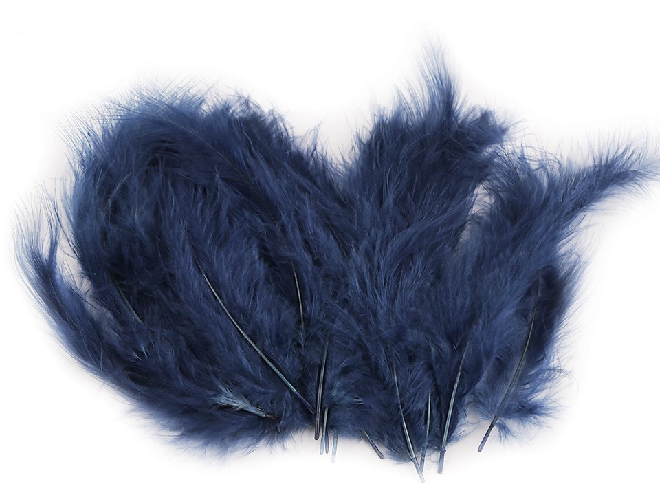 Pene decorative struț - 9-16 cm - delta blue 1 Pene decorative struț - 9-16 cm - delta blue