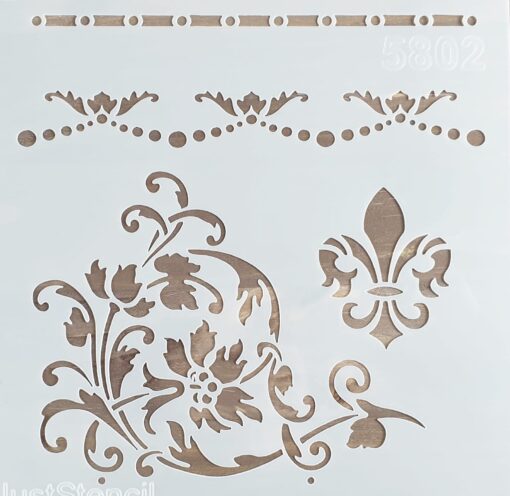 Șablon - Bordure Pattern - 5802 - 20x20 cm 1
