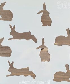 Șablon - Rabbits - 8654 - 20x20 cm