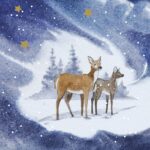Șervețel - Blue Deers - 33x33 cm
