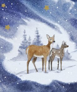Șervețel - Blue Deers - 33x33 cm