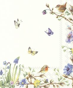 Șervețel - Easter Flowers - 33x33 cm