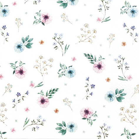 Șervețel - Sweet Flowers - 33x33 cm 1 Șervețel - Sweet Flowers - 33x33 cm
