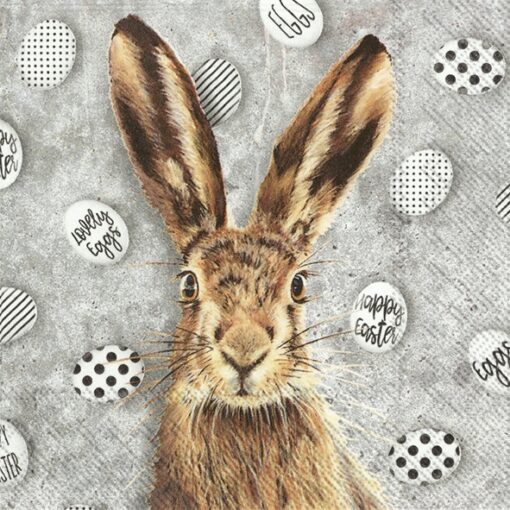 Șervețel decorativ – Oh, My Rabbit! – 33×33 cm 1