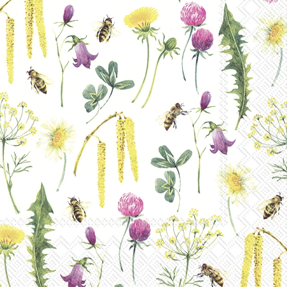 Șervețel decoupage - Bee Grateful - 33x33 cm 1 Șervețel decoupage - Bee Grateful - 33x33 cm