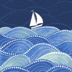 Șervețel decoupage - Sailing - 33x33 cm