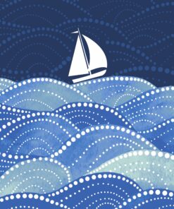 Șervețel decoupage - Sailing - 33x33 cm