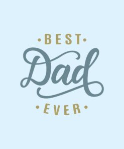 Servețel decoupage – Best Dad – 33×33 cm