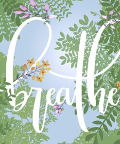 Servețel decoupage – Breathe – 33×33 cm