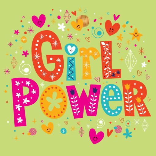 Servețel decoupage – Girl Power – 33×33 cm 1