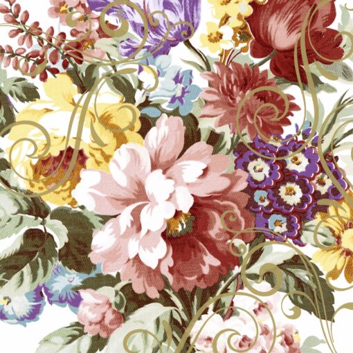 Șervețel decoupage – Ornate Flowers – 33×33 cm 1