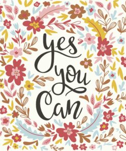 Servețel decoupage – Yes, You Can! – 33×33 cm
