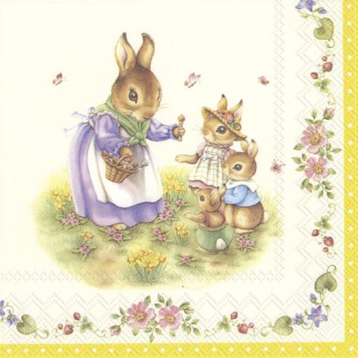 Șervețel – Spring Fantasy Easter – 33×33 cm 1