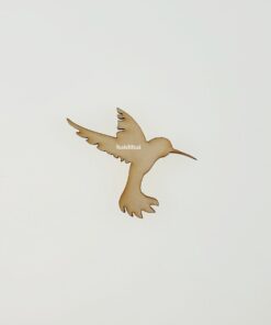 Decorațiune lemn - colibri - 5x4 cm