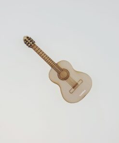 Decorațiune lemn - chitară - 9x3.5 cm