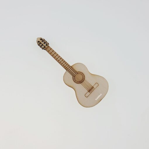 Decorațiune lemn - chitară - 9x3.5 cm 1