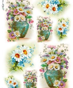 Hârtie de orez – Spring Flowers – A4