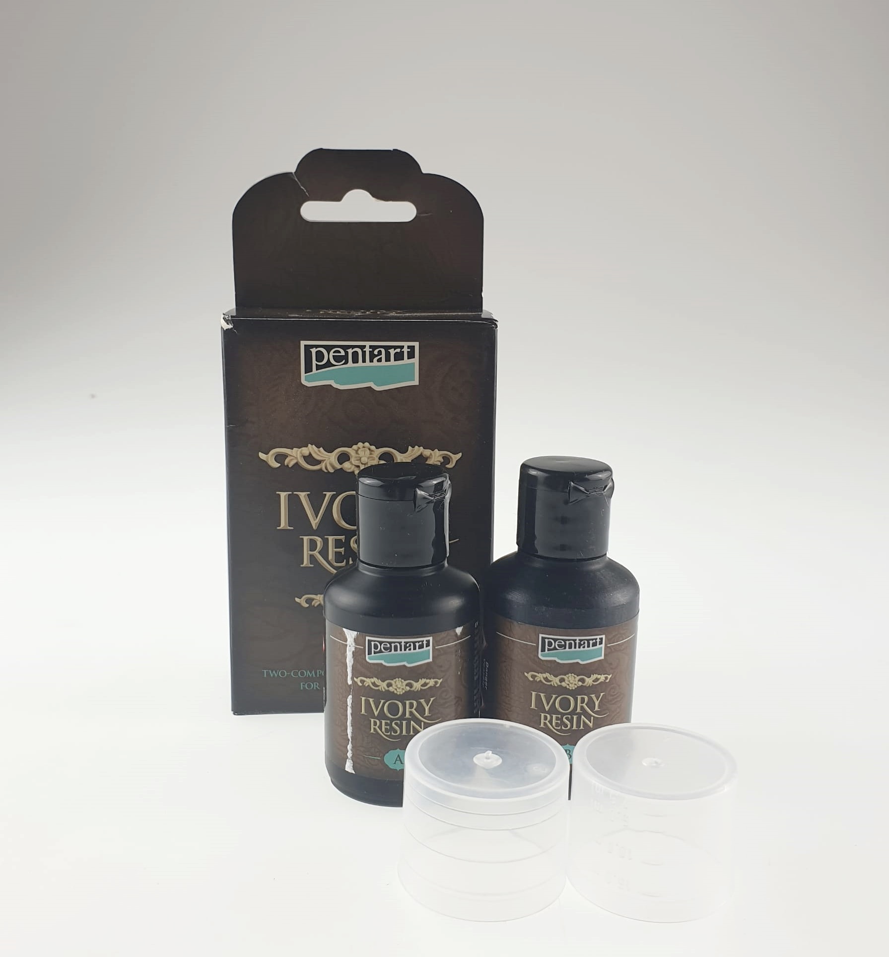 Ivory resin set - 2x40 ml - Pentart 1 Ivory resin set - 2x40 ml - Pentart