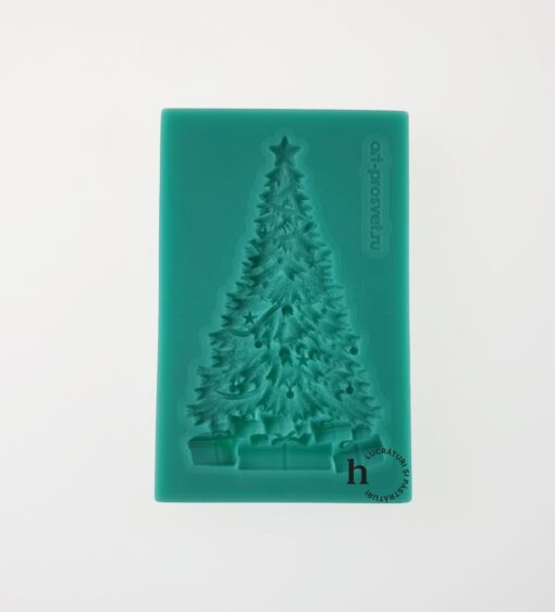 Matriță silicon - Christmas tree with gifts - 8x5 cm 1