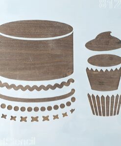 Șablon - Cakes - 20x20 cm