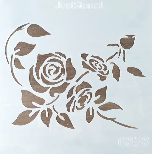 Șablon - Roses - 20x20 cm 1