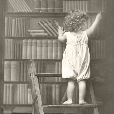 Șervețel - Library Boy - 33x33 cm 1 Șervețel - Library Boy - 33x33 cm