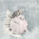 Servetel- Two Angels - 33x33cm