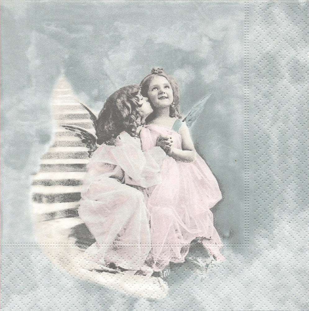 Șervețel- Two Angels - 33x33cm 1 Șervețel- Two Angels - 33x33cm