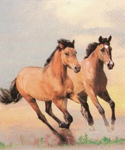 Șervețel - Wild Horses - 33x33 cm