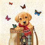 Șervețel decoupage - Buddy - 33x33 cm